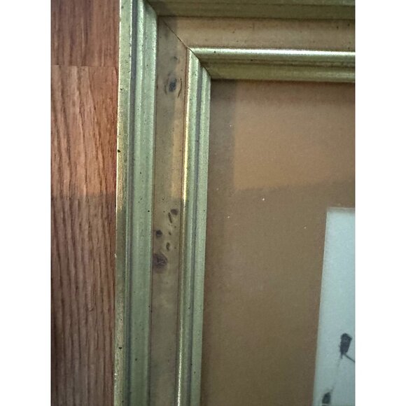 1970 Framed Norman Rockwell Quadruple Sports Print Framed Art 16" high and 15 7/ - Picture 8 of 12